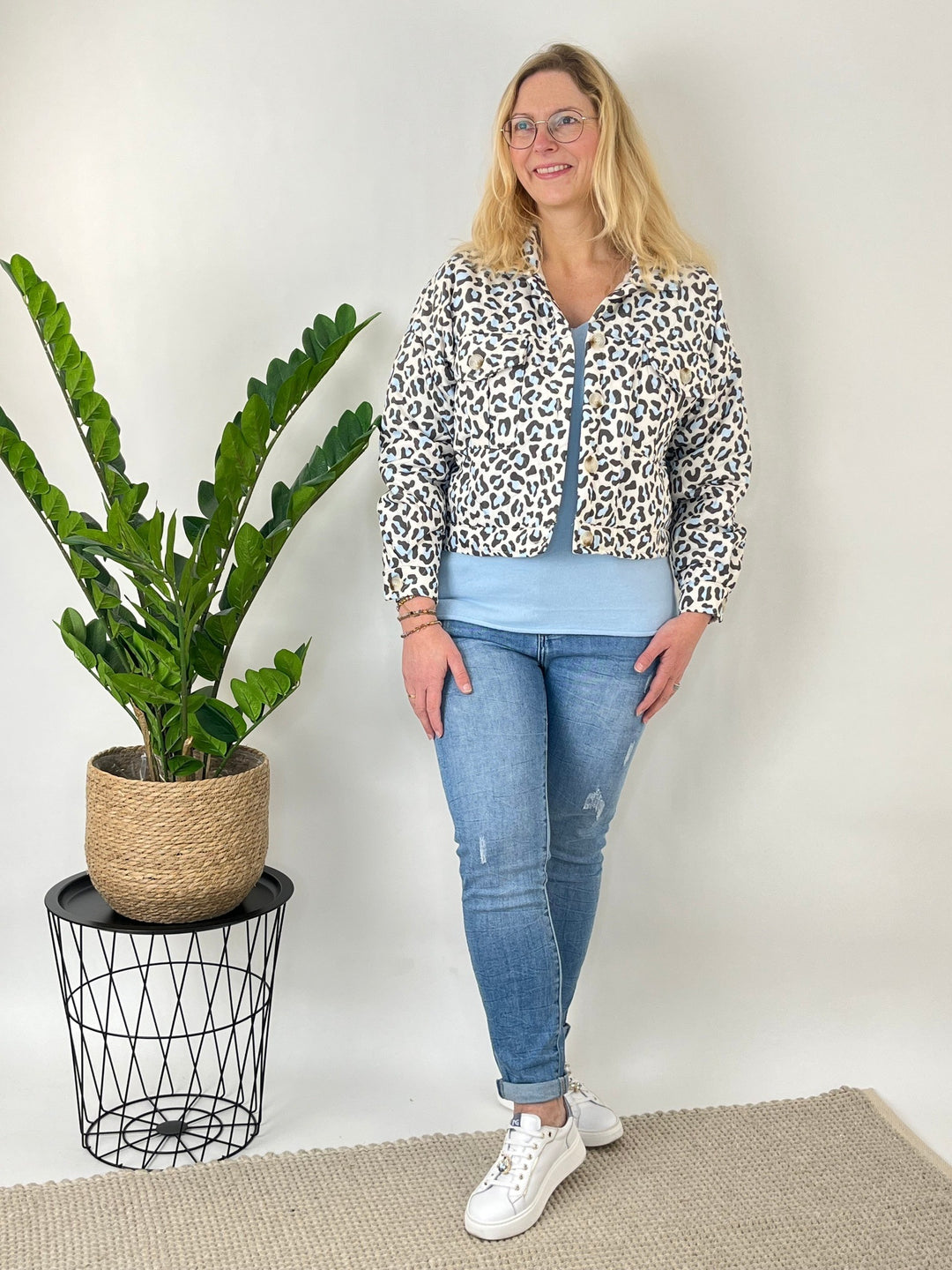 Steppjacke Leo, hellblau von Bella Vita - Mode &amp; Lifestyle