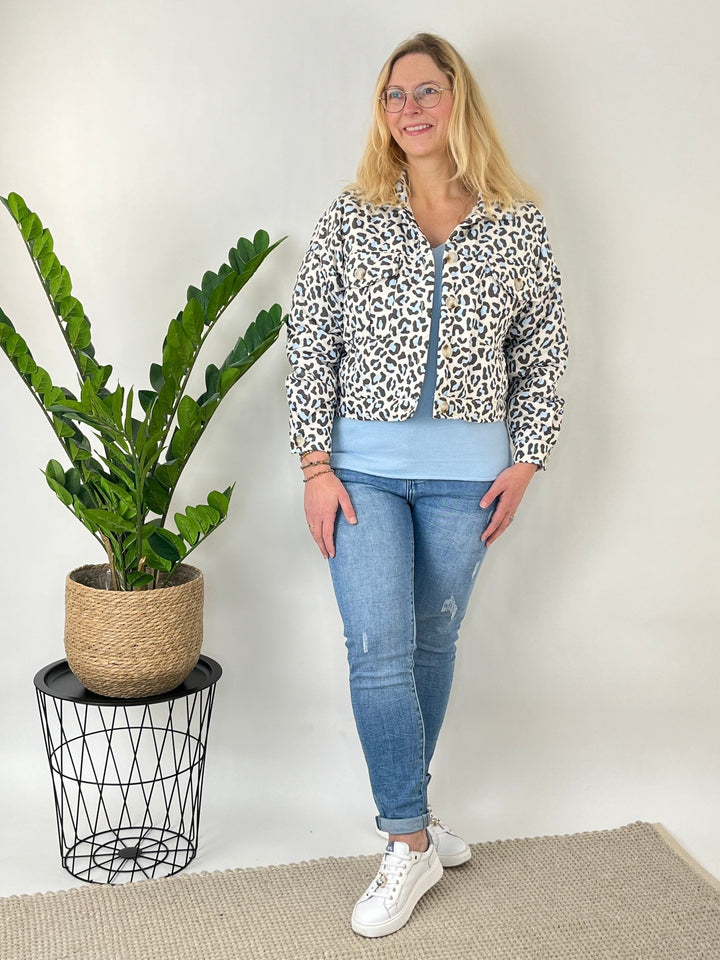 Steppjacke Leo, hellblau von Bella Vita - Mode &amp; Lifestyle