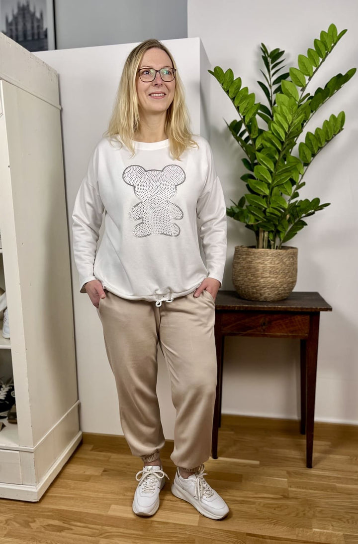 Sweatshirt mit Frontdruck Maus von Bella Vita - Mode &amp; Lifestyle