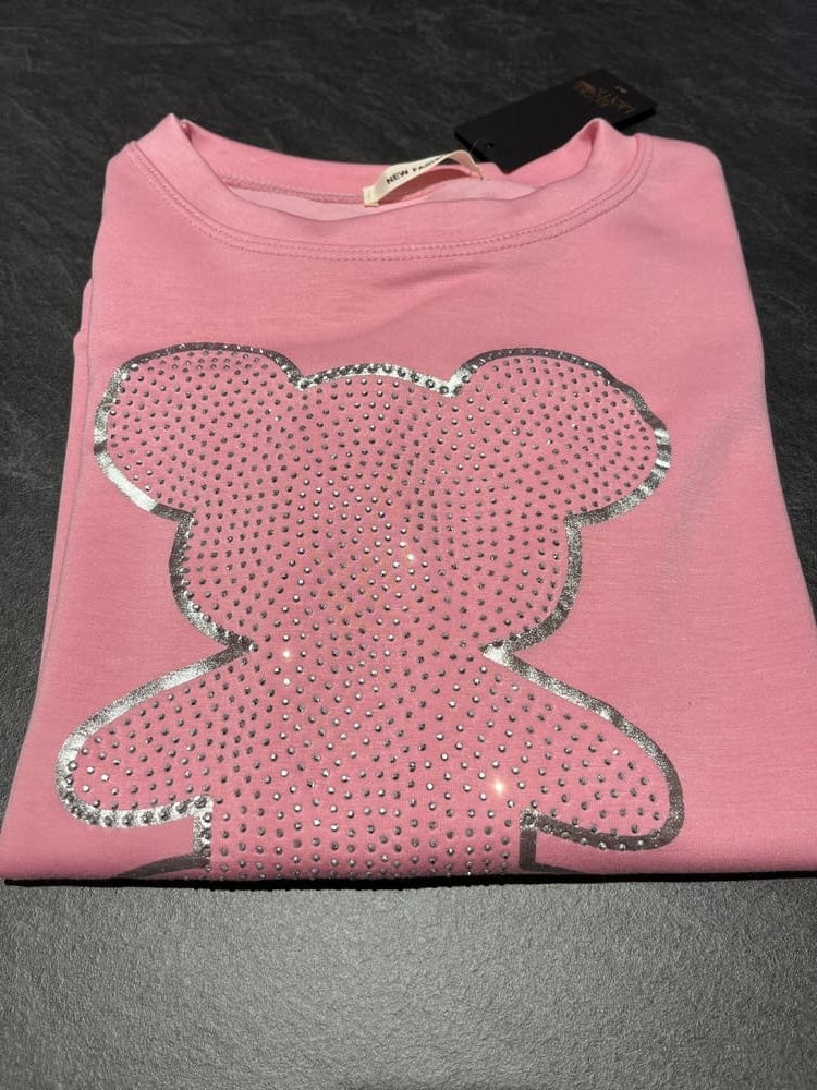 Sweatshirt mit Frontdruck Maus von Bella Vita - Mode &amp; Lifestyle