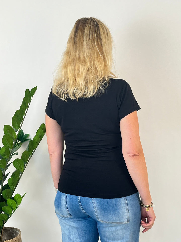 T-Shirt La Dolce Vita, schwarz-bunt von Bella Vita - Mode &amp; Lifestyle