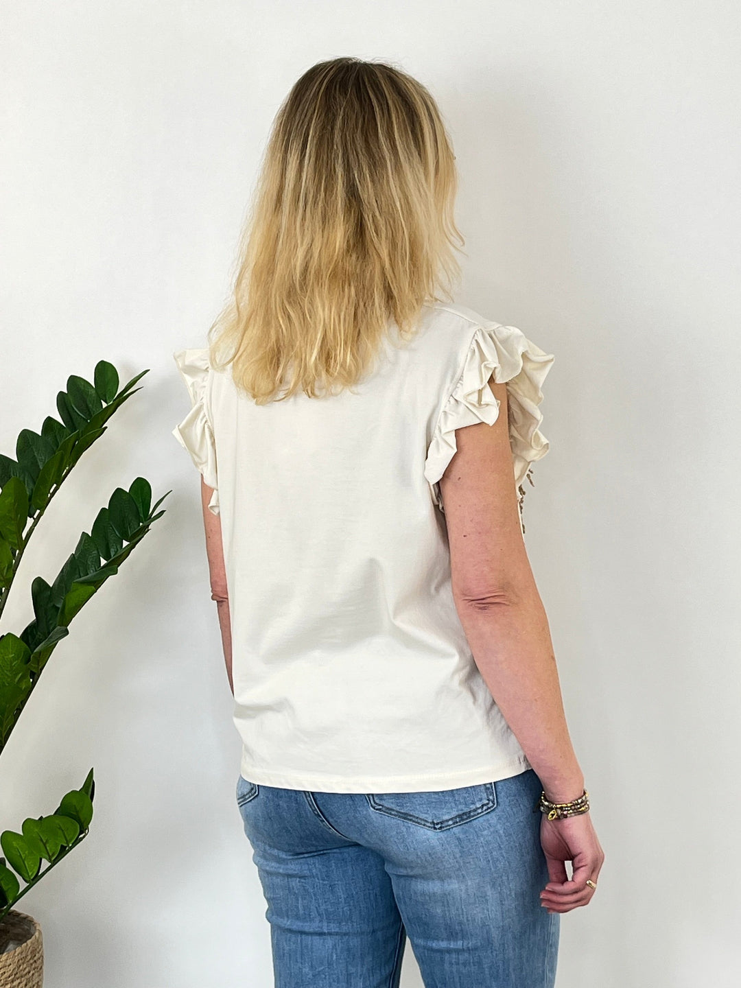 T-Shirt Herz Couture, ecru-beige von Bella Vita - Mode &amp; Lifestyle