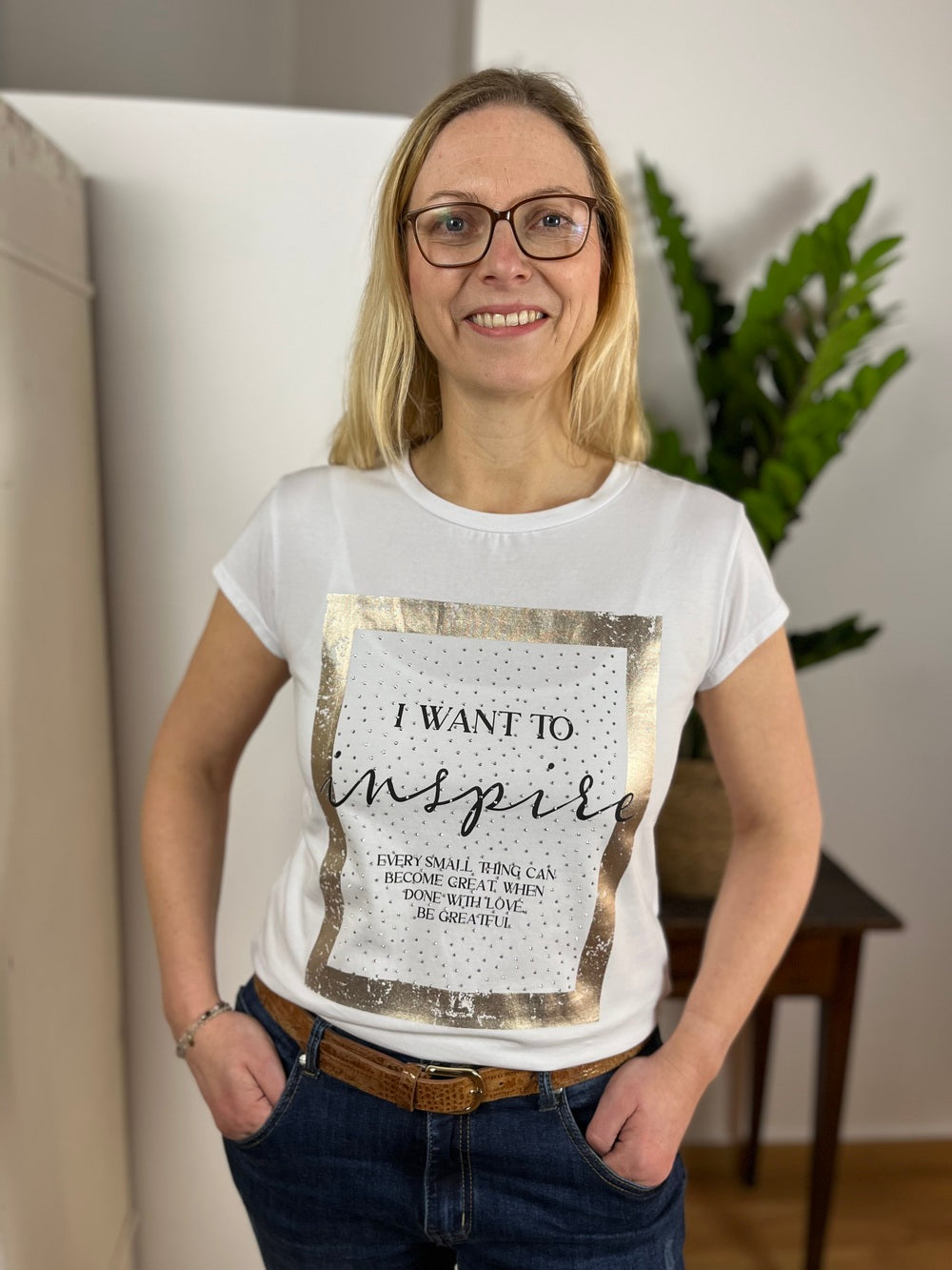 T-Shirt "Inspire" von Bella Vita - Mode & Lifestyle