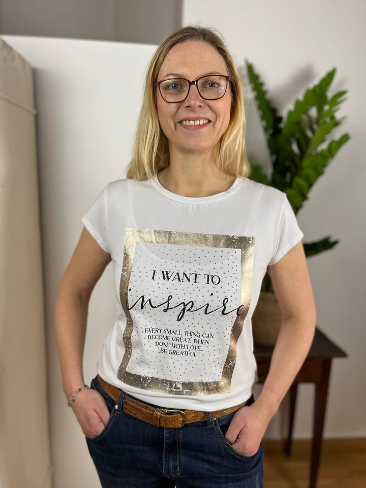 T-Shirt "Inspire" von Bella Vita - Mode &amp; Lifestyle