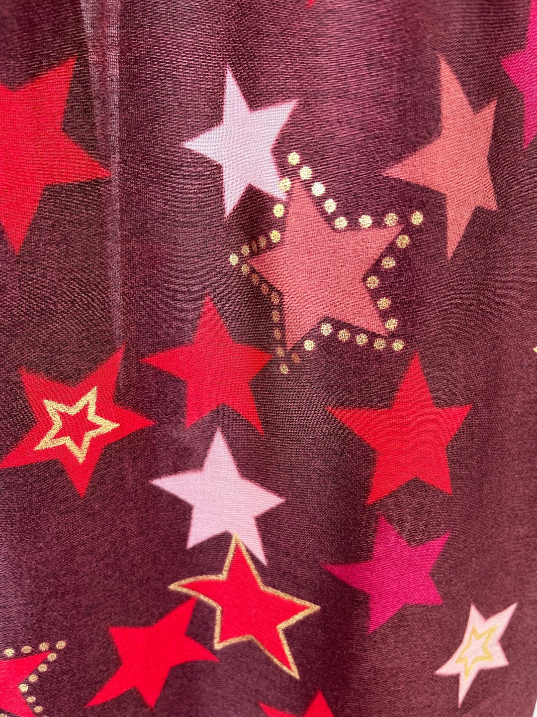 Viskoseschal Stars, bordeaux von Bella Vita - Mode &amp; Lifestyle