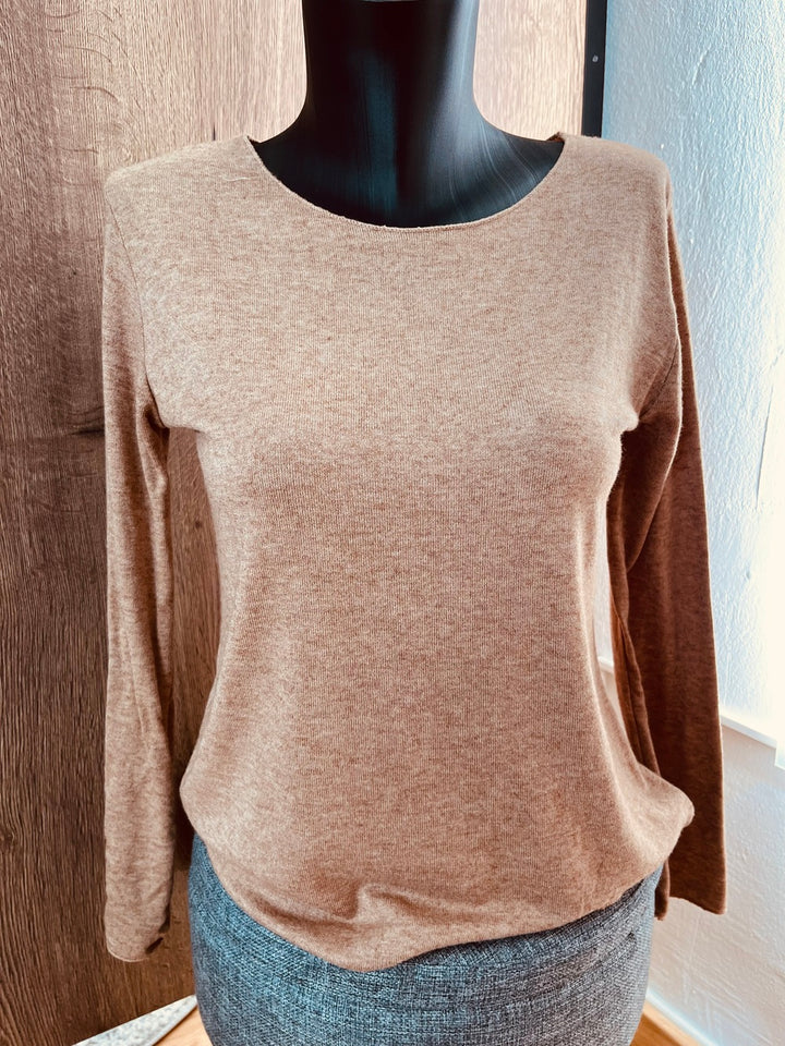 Basic-Pullover mit Rundhalsausschnitt