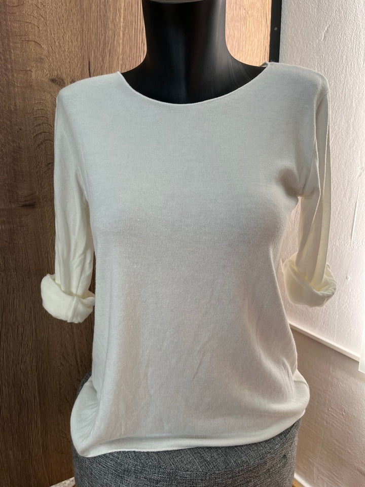Basic-Pullover mit Rundhalsausschnitt