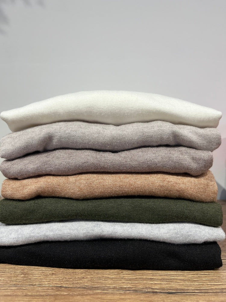 Basic-Pullover mit Rundhalsausschnitt