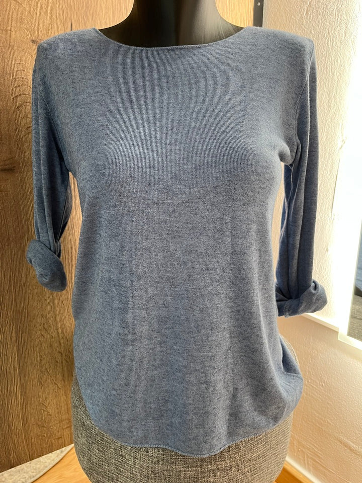 Basic-Pullover mit Rundhalsausschnitt
