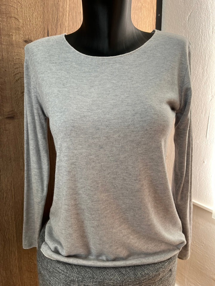 Basic-Pullover mit Rundhalsausschnitt