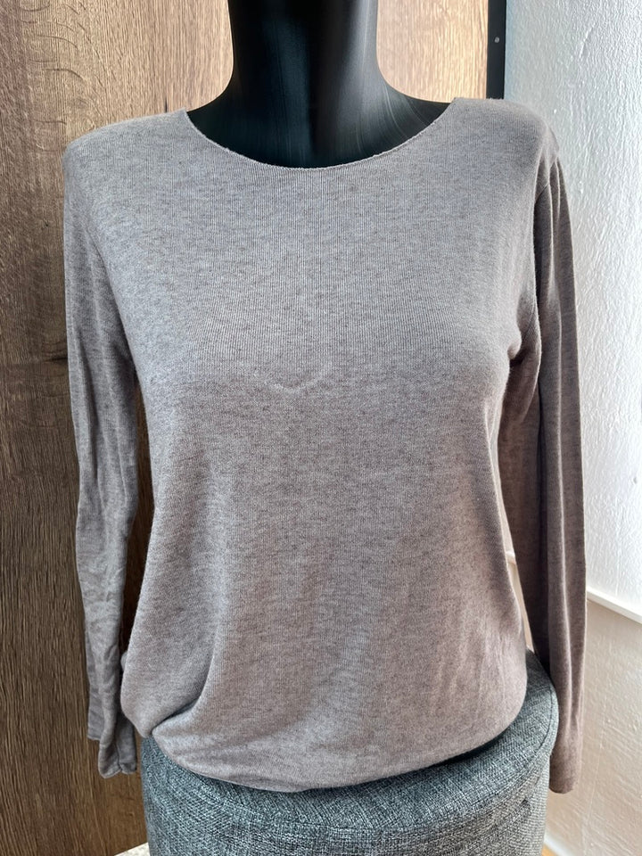 Basic-Pullover mit Rundhalsausschnitt