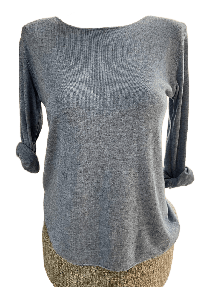 Basic-Pullover mit Rundhalsausschnitt