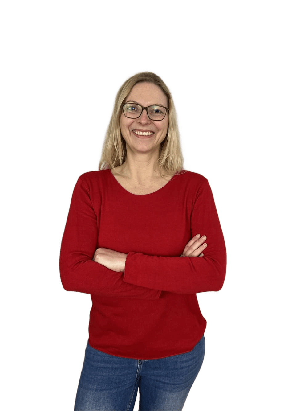 Basic-Pullover mit Rundhalsausschnitt
