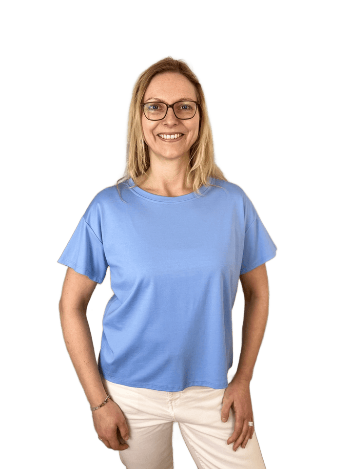 Basicshirt mit Halbarm