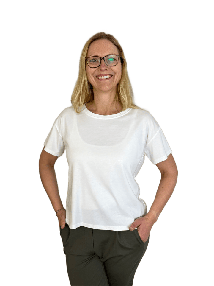 Basicshirt mit Halbarm