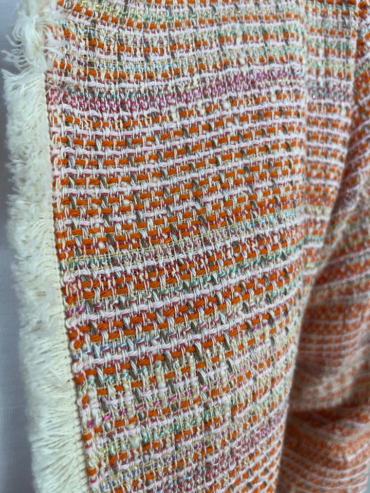 Bouclé-Blazer mit 3/4-Arm