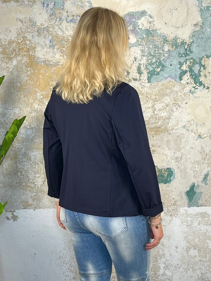 Jersey-Blazer, marine