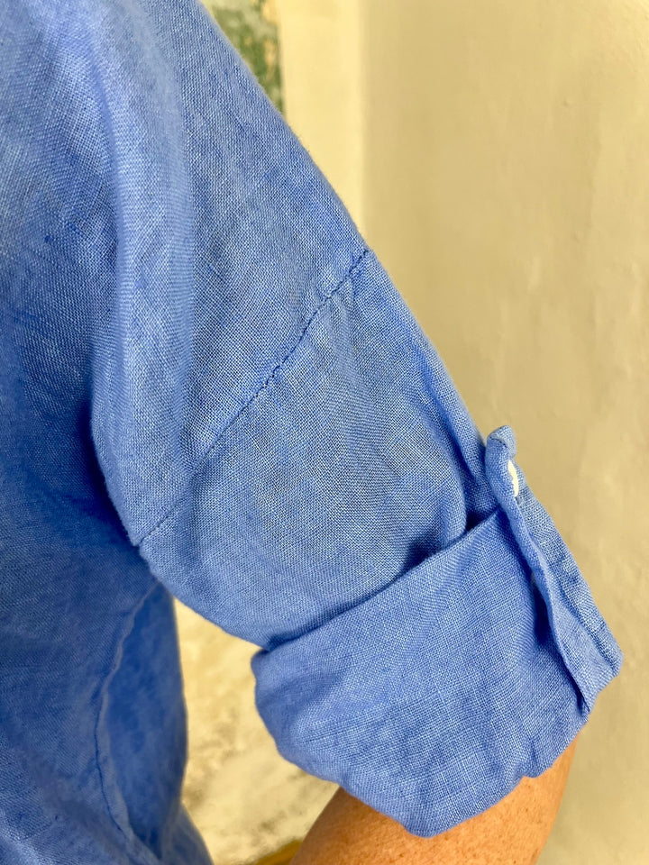 Hemdbluse aus Leinen