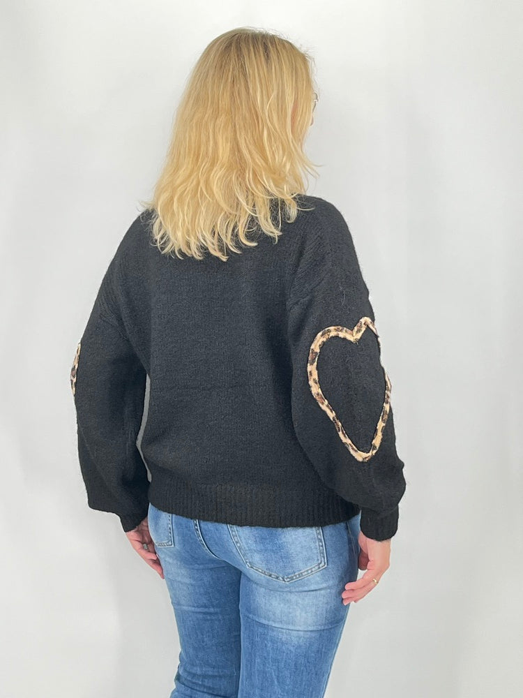 Cardigan Leo, schwarz