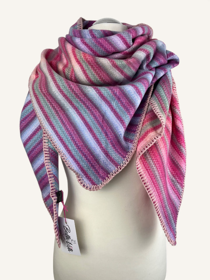 Dreieckstuch grafisch, pink von Bella Vita - Mode & Lifestyle