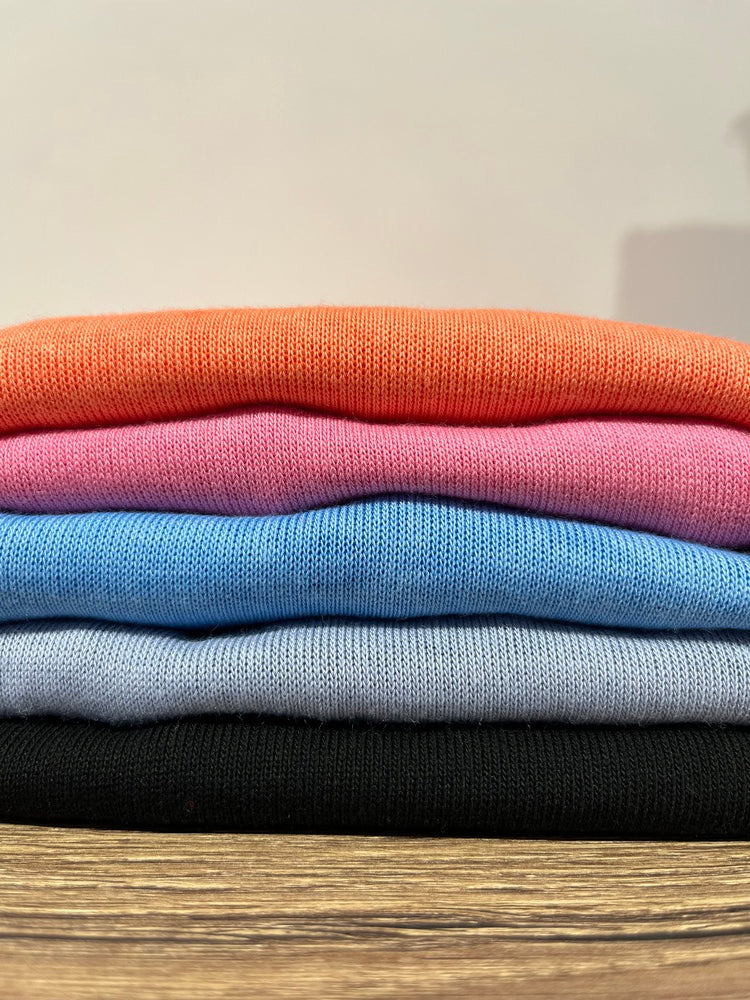 Basic-Sommerpullover mit V-Ausschnitt, Langarm