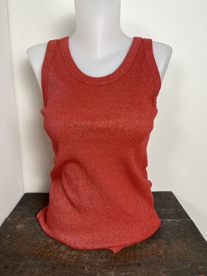 Tanktop mit Lurexfaden