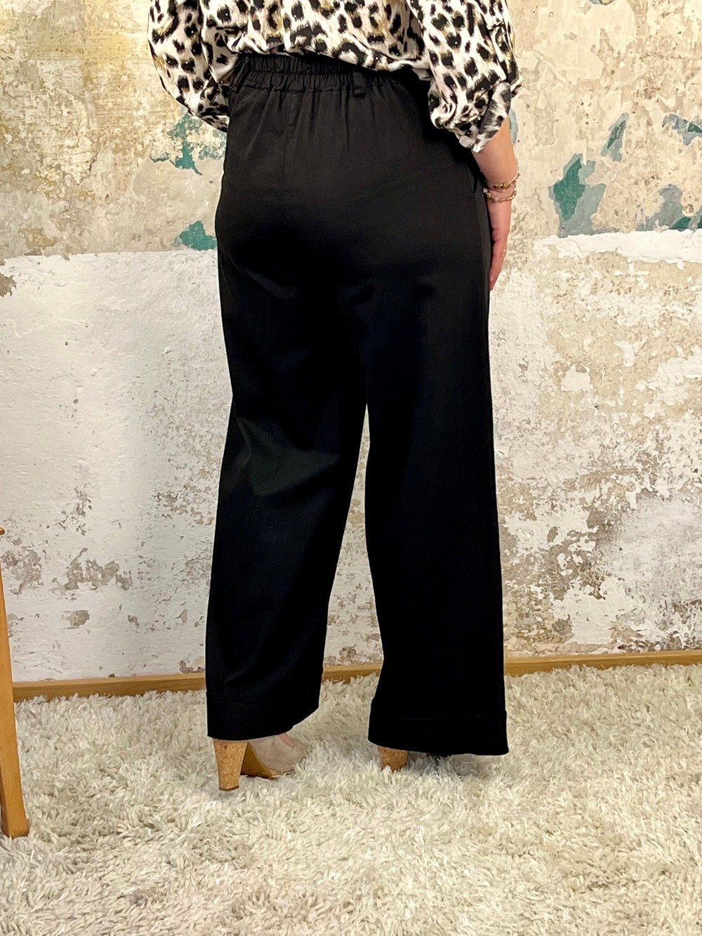 Marlenehose, schwarz