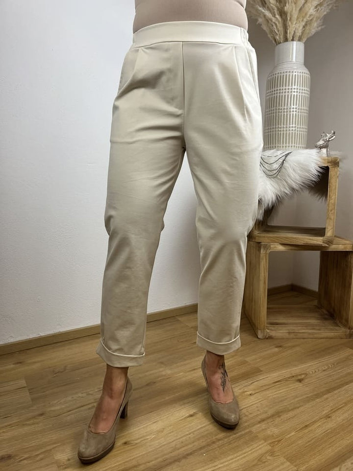 Jerseyhose 7/8, ecru