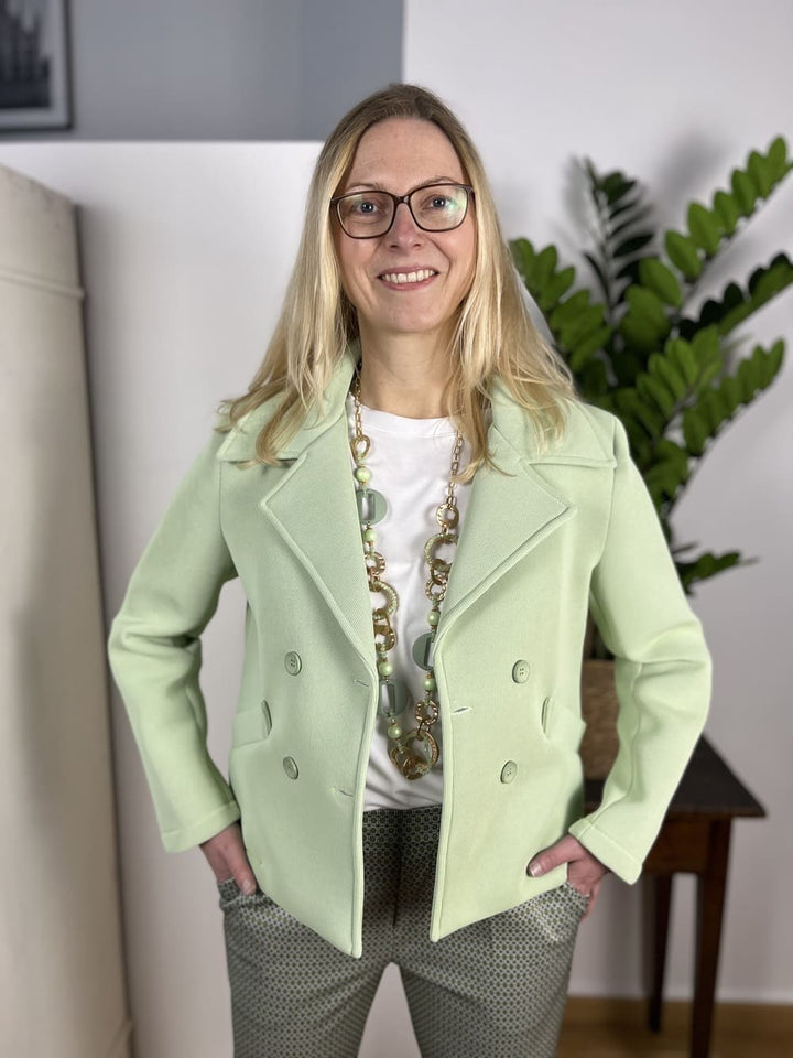 Kurzjacke mit Reverskragen
