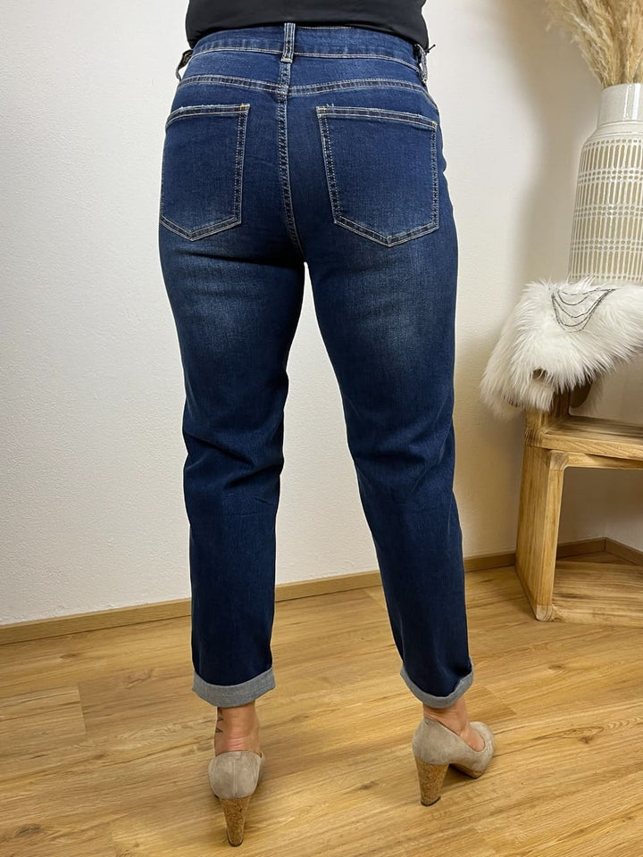 Jeans Mom Fit, dark denim