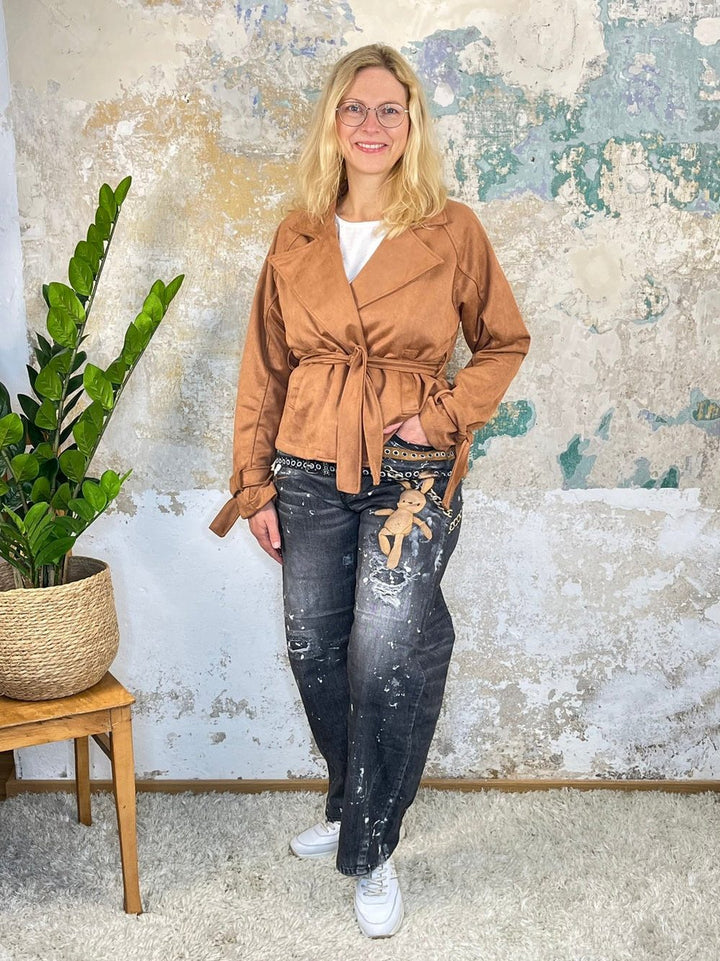 Ballonjeans Hase, black denim