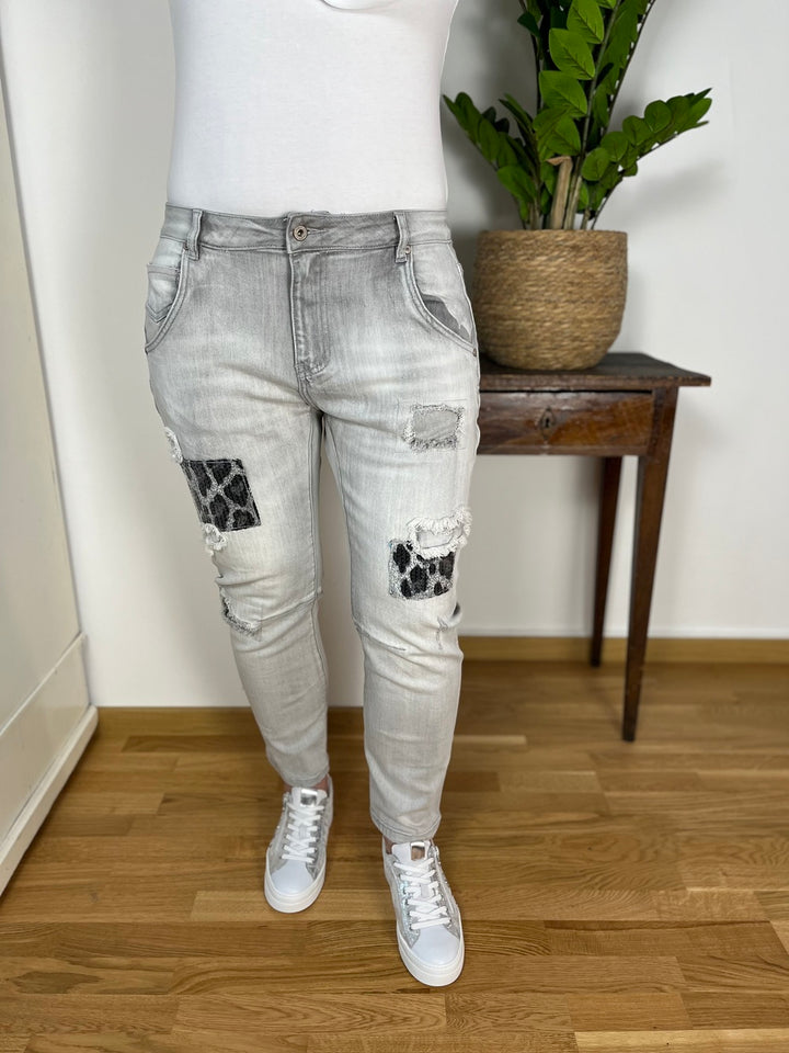 Jeans Leo, grey-denim