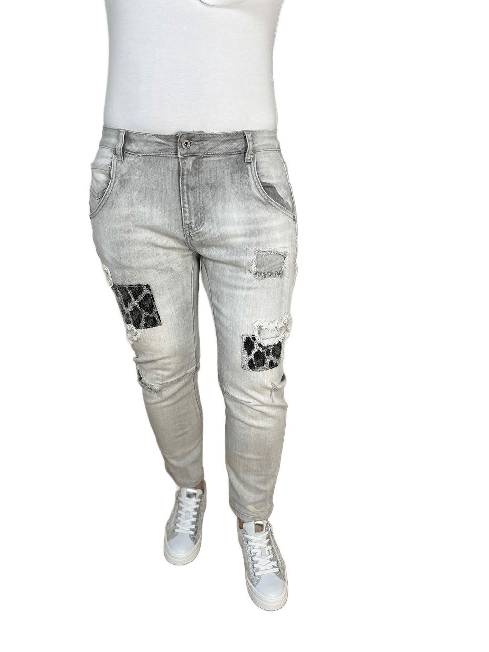 Jeans Leo, grey-denim
