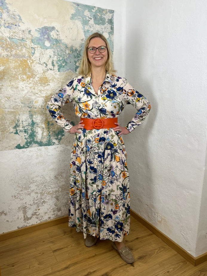 Kleid mit Alloverdruck