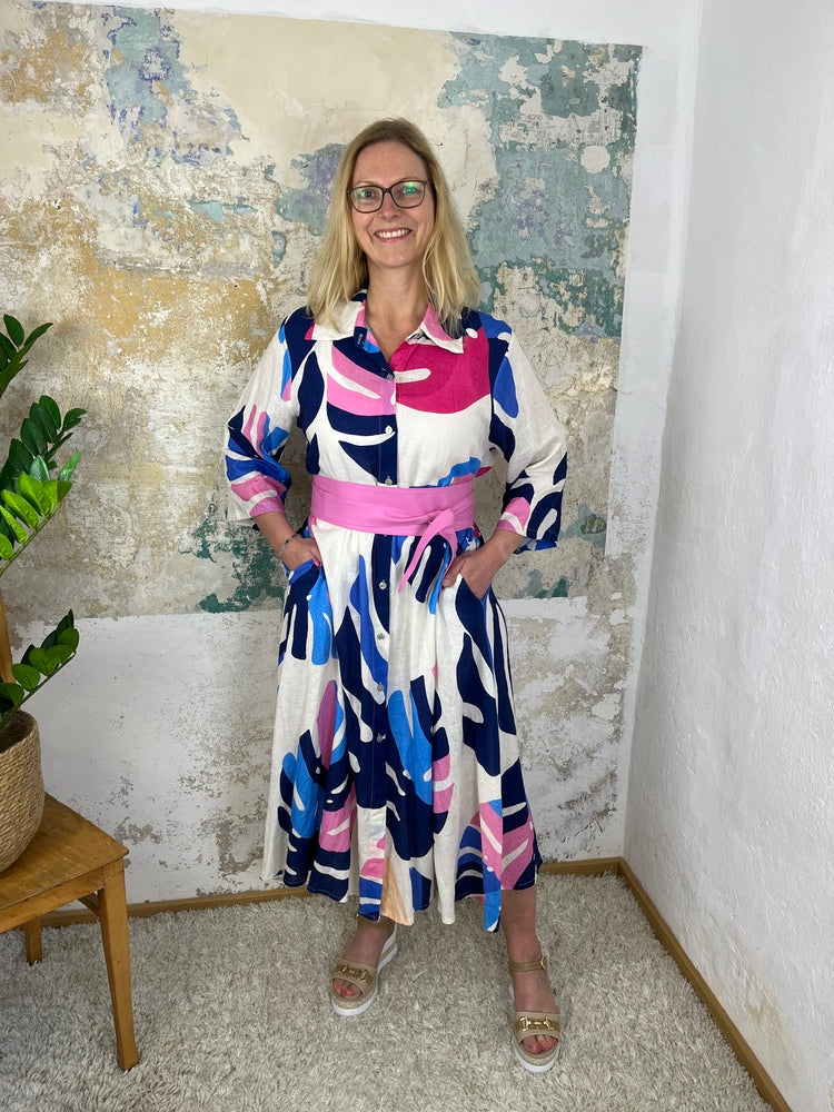 Leinenkleid in Hemdblusenform von Bella Vita - Mode & Lifestyle