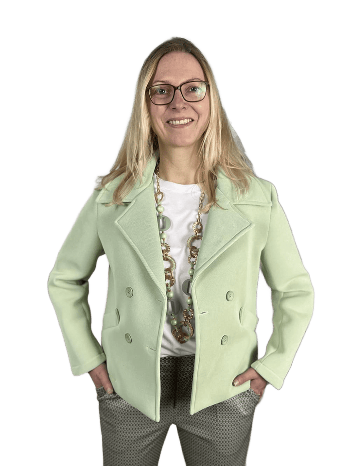 Kurzjacke mit Reverskragen