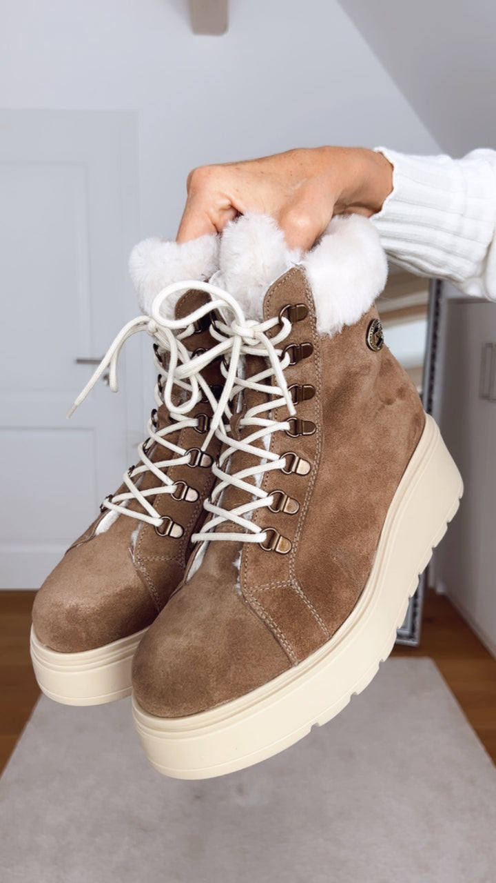 NeroGiardini Lammfellboots, braun von Bella Vita - Mode & Lifestyle