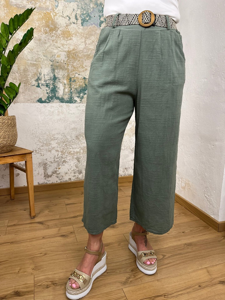 Marlenehose Leinenmischung