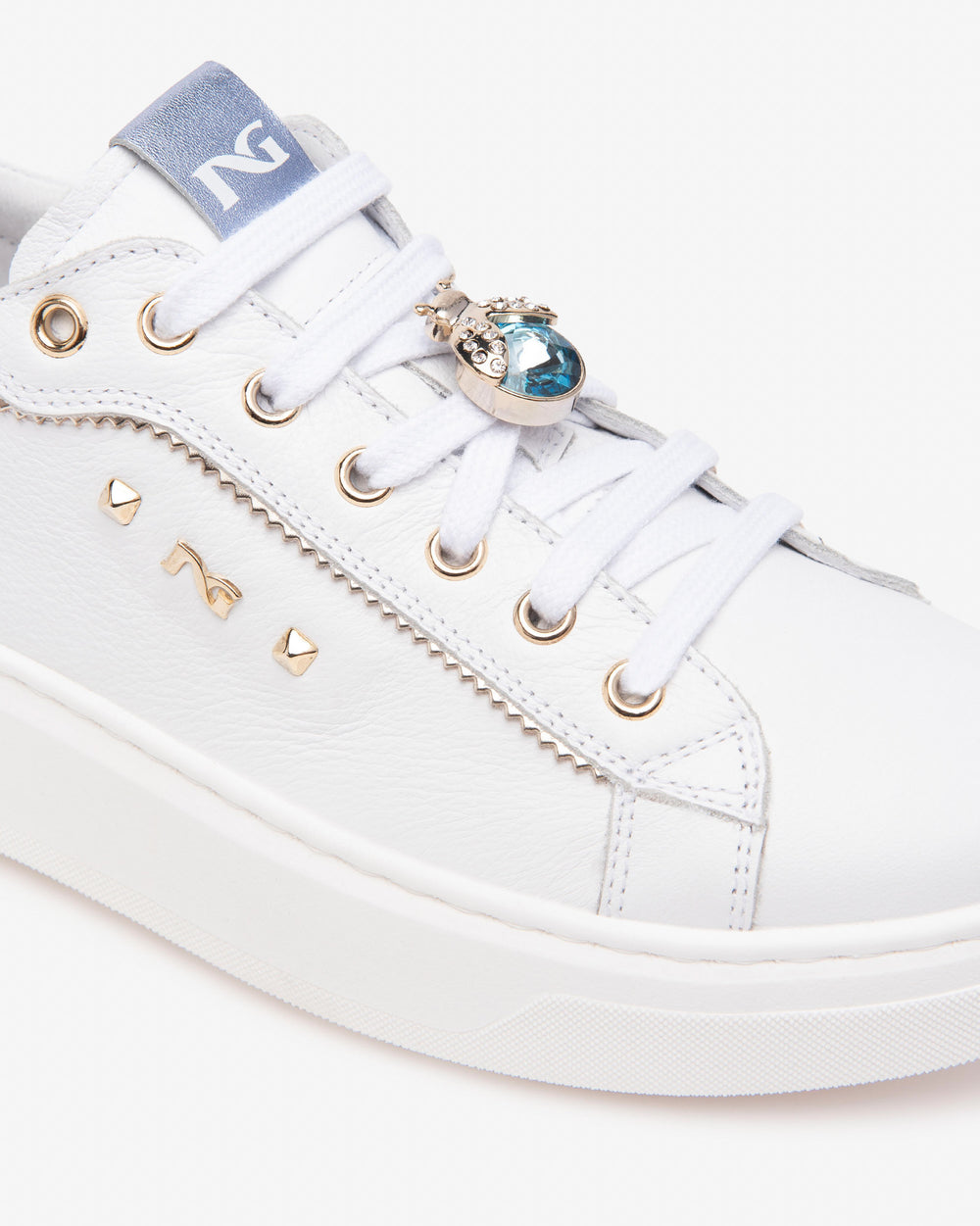 NeroGiardini Sneaker, weiß-blau von Bella Vita - Mode & Lifestyle