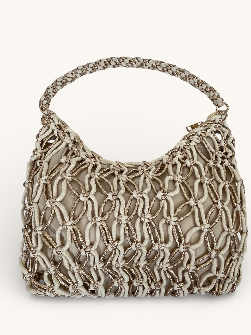 Netztasche Golden Breeze, beige von Bella Vita - Mode & Lifestyle