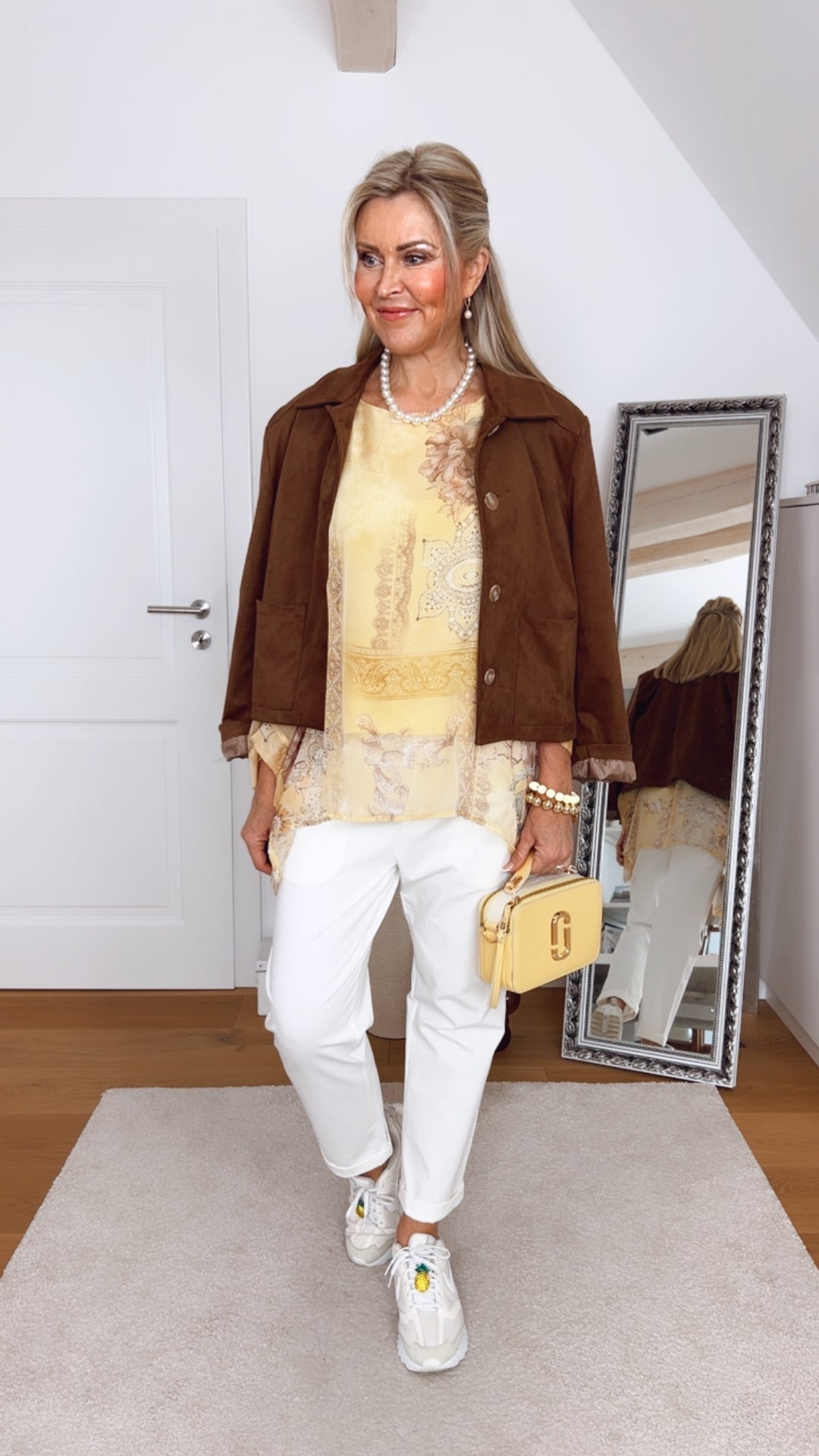 7/8-Jerseyhose mit Komfortbund, ecru von Bella Vita - Mode & Lifestyle