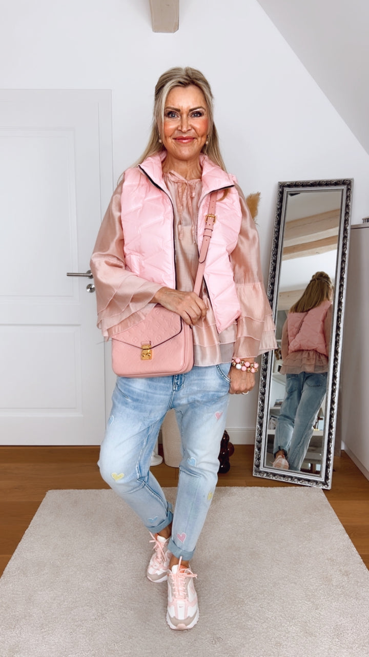 Steppweste Spring Vibes, rosa von Bella Vita - Mode & Lifestyle