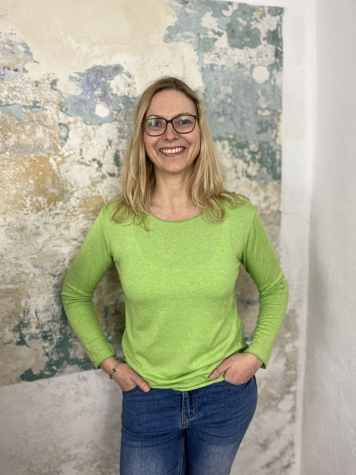 Basic-Pullover mit Rundhalsausschnitt