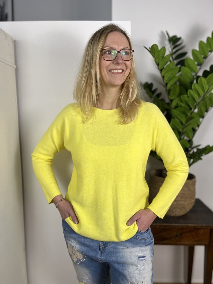 Pullover mit Rundhals und Langarm