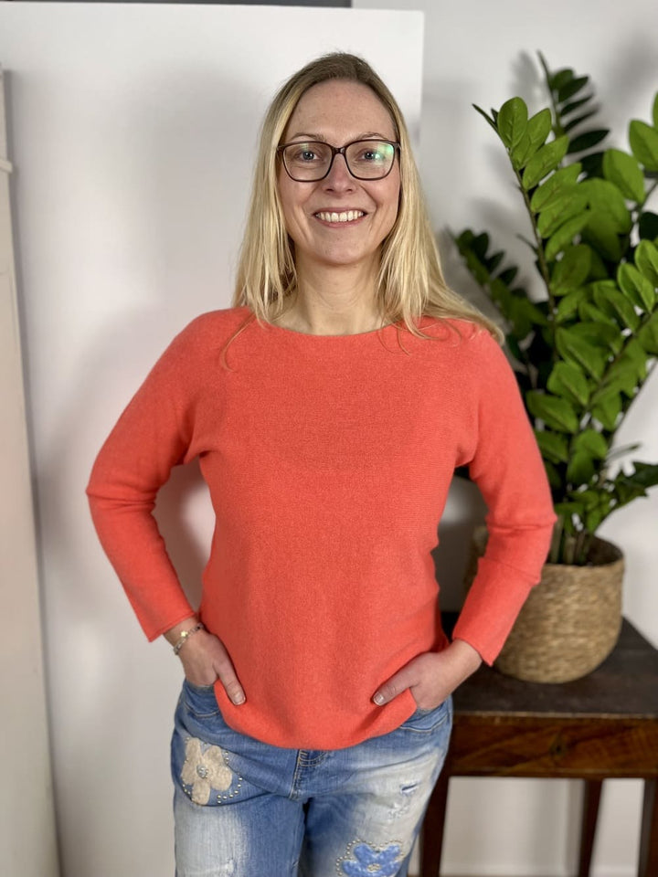 Pullover mit Rundhals und Langarm