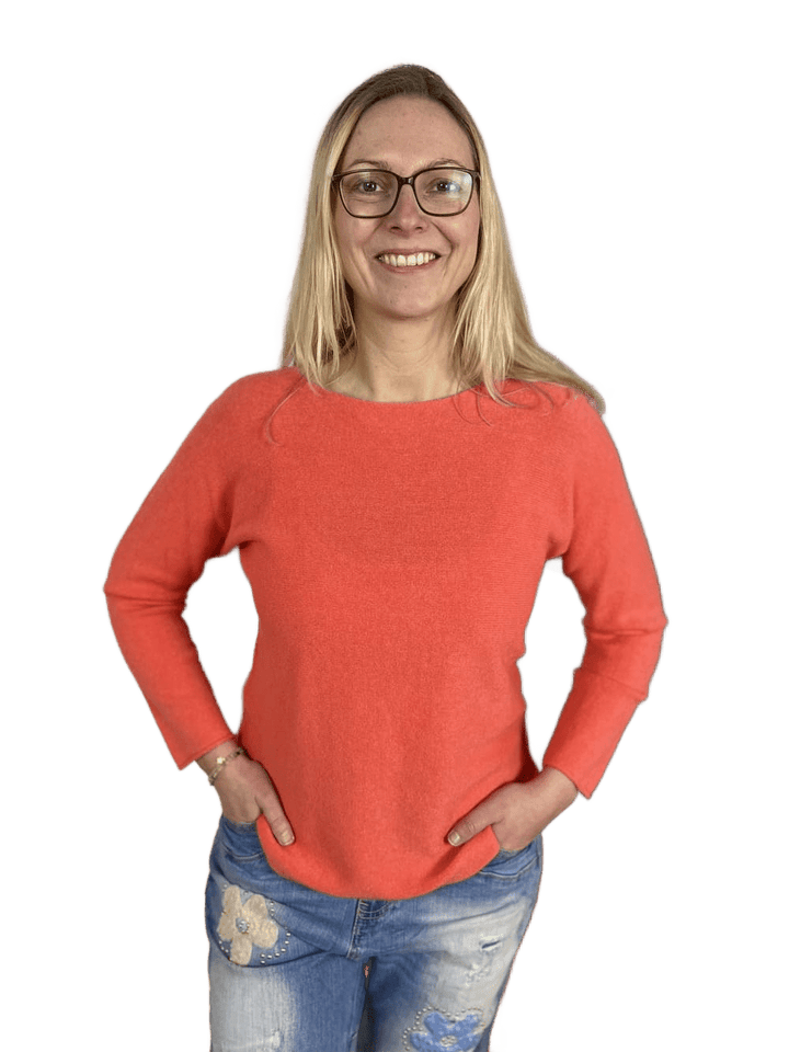 Pullover mit Rundhals und Langarm
