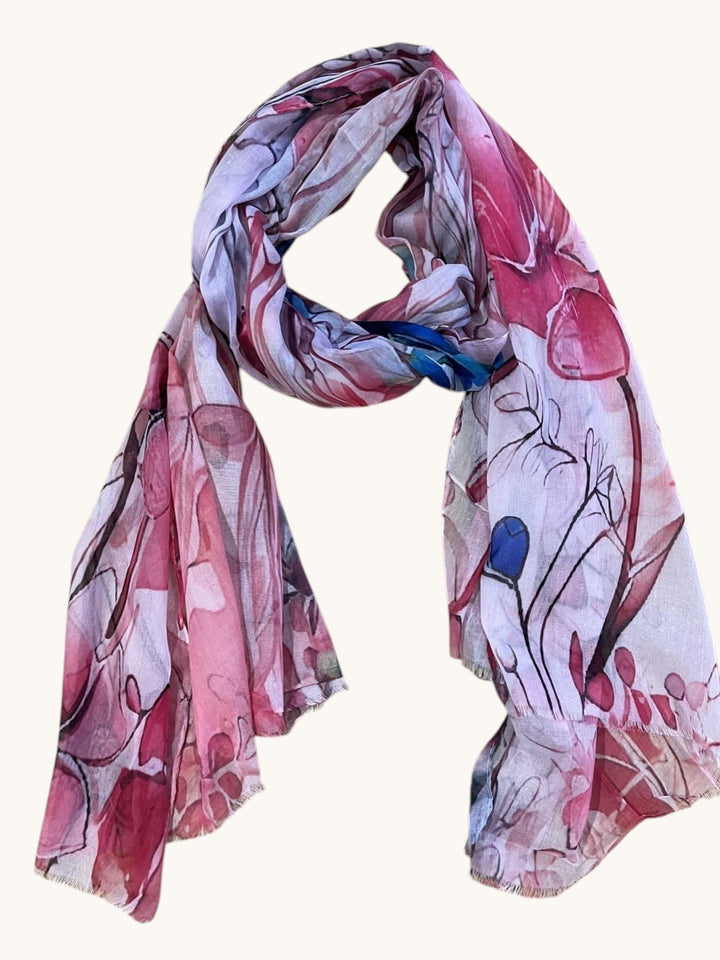 Leichter Schal aus Viskose, floral von Bella Vita - Mode & Lifestyle