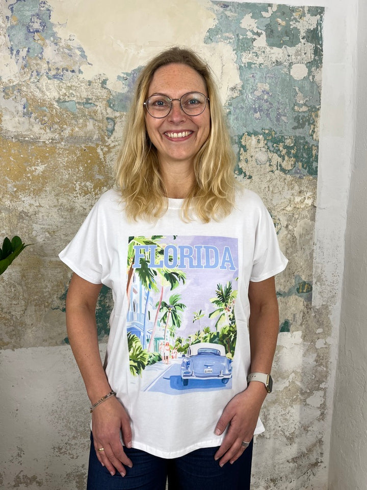 T-Shirt mit Frontdruck FLORIDA