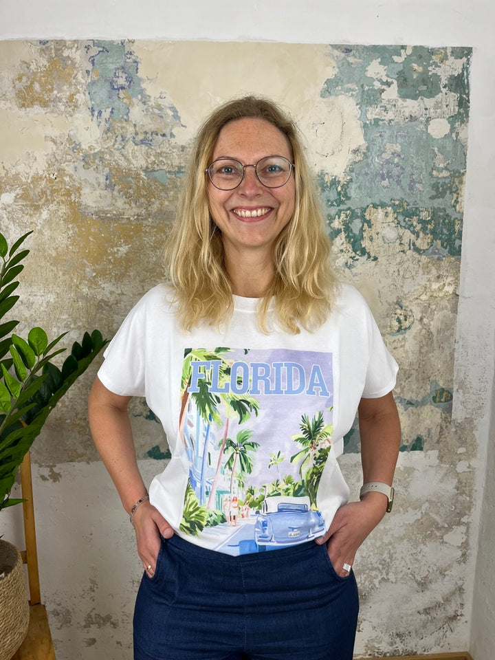 T-Shirt mit Frontdruck FLORIDA