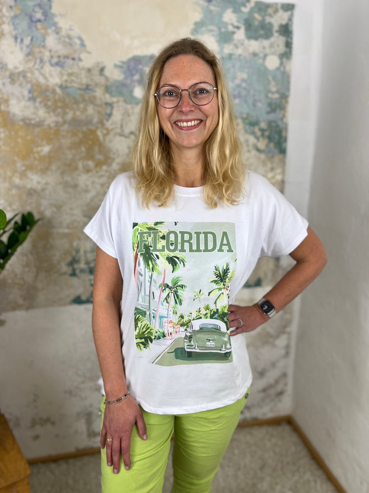 T-Shirt mit Frontdruck FLORIDA